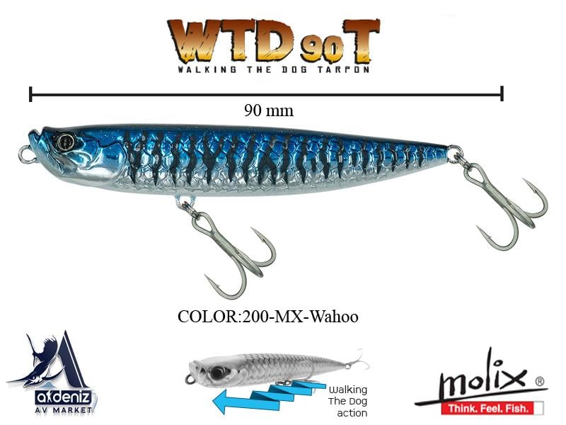 Molix WTD 90T 9 Cm 10 Gr #200 MX Wahoo