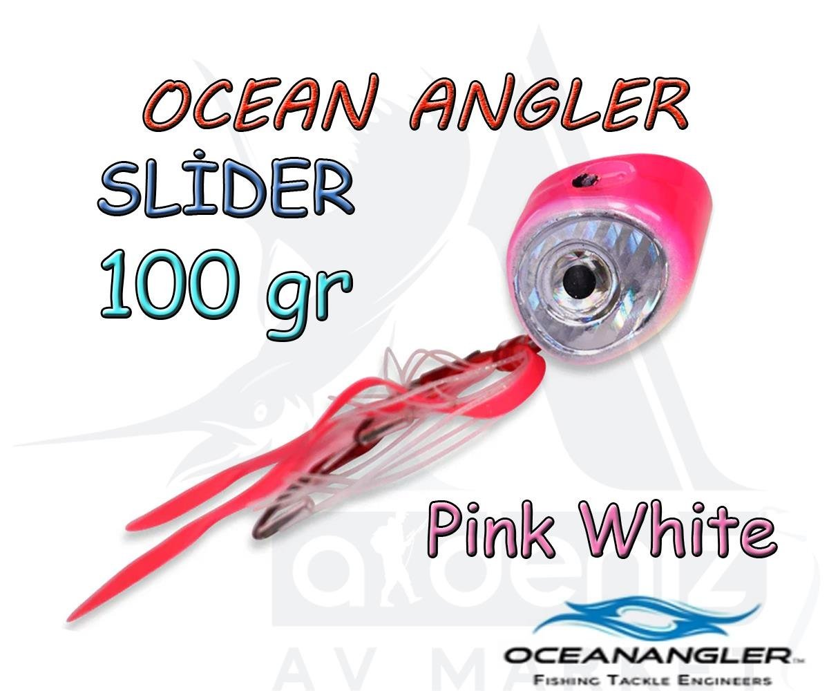 Ocean Angler Slider Kabura 100 Gr. #Pink WhiteOCEAN ANGLER