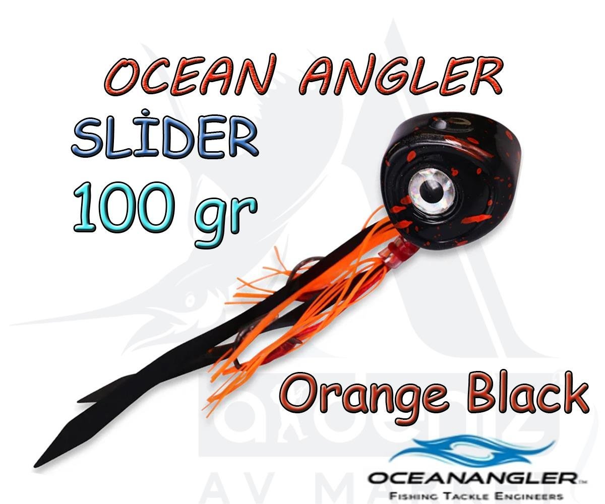 Ocean Angler Slider Kabura 100 Gr. #Orange BlackOCEAN ANGLER