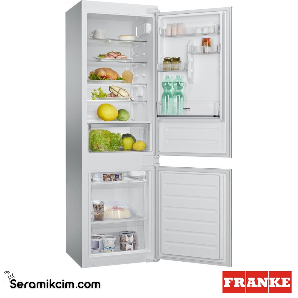 Franke FCB 320 S NE E Easy Frost 268lt Çift Kapaklı Ankastre Buzdolabı  118.0722.591 - 118.0722.591