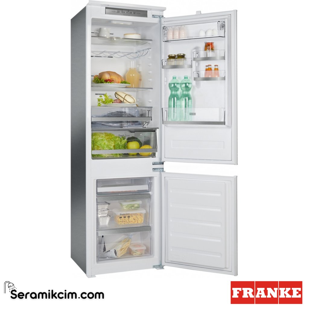 Franke FCB 320 TNF NE E No Frost 250lt Çift Kapaklı Ankastre Buzdolabı 118.0696.811 - 118.0696.811