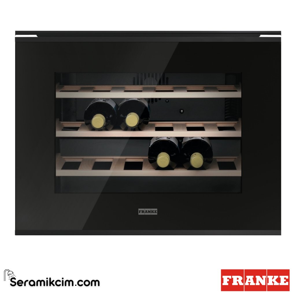 Franke Mythos FMY 24 WCR N XS Ankastre Şaraplık Siyah / Siyah Frame 131.0717.412 - 131.0717.412