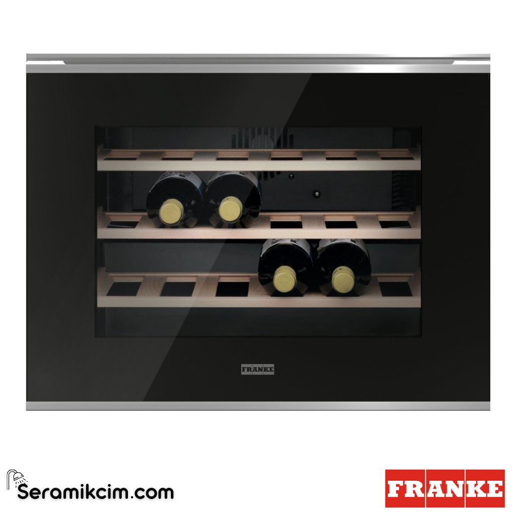 Franke Mythos FMY 24 WCR N XS Ankastre Şaraplık Siyah / Inox Frame 131.0717.411 - 131.0717.411
