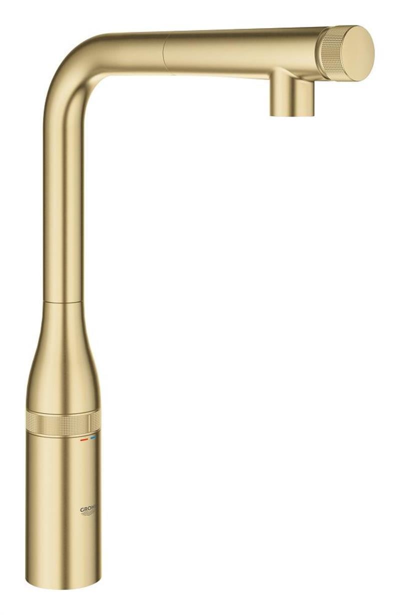 Grohe Essence SmartControl Spiralli Eviye Bataryası, Fırçalı Altın - 31615GN0