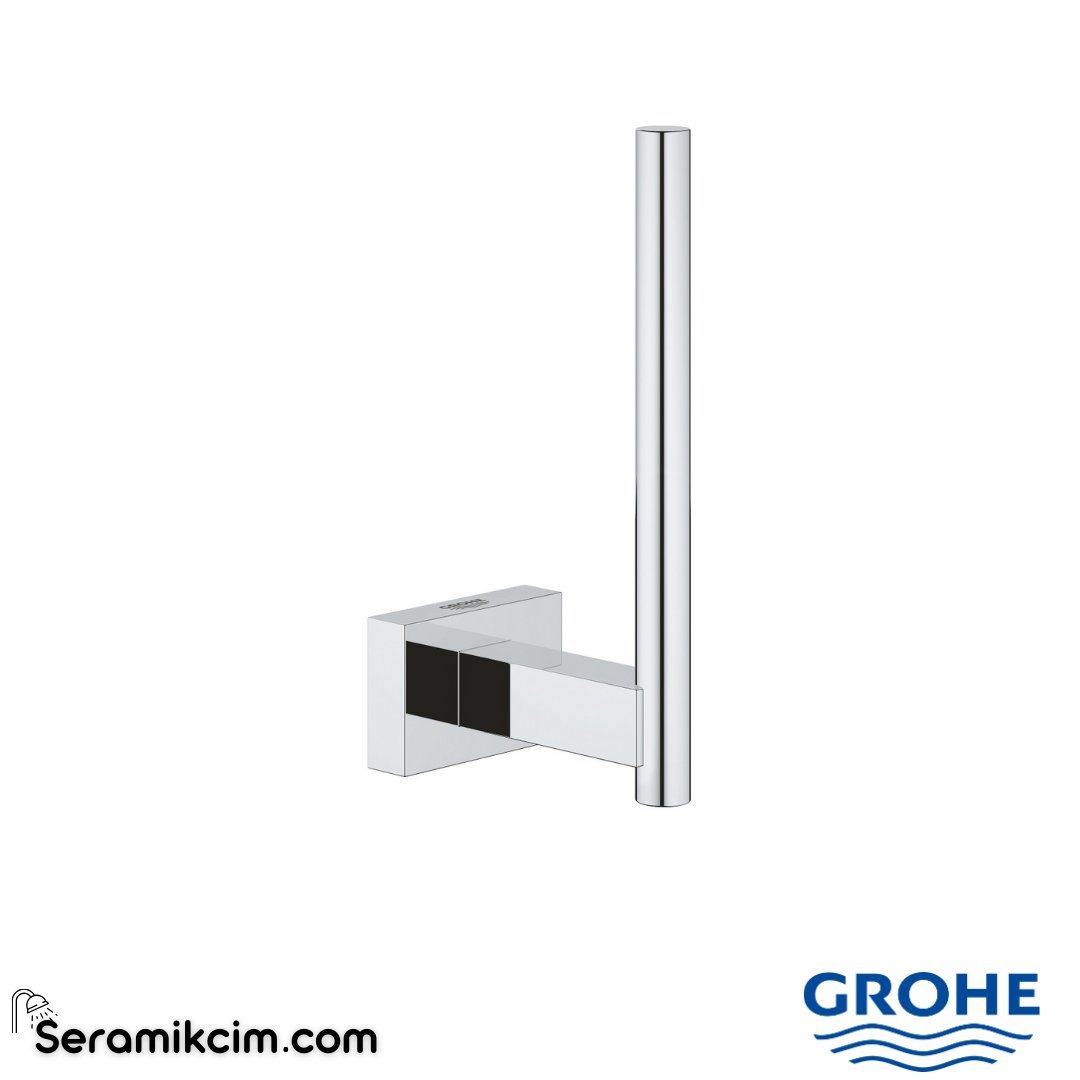 Grohe Essentials Cube Yedek Tuvalet Kağıtlığı, Krom - 40623001