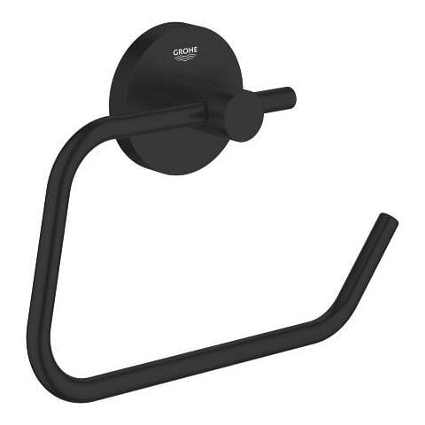 Grohe Essentials Tuvalet Kağıtlığı w/o Cover Mat Siyah 1024722430 - 1024722430