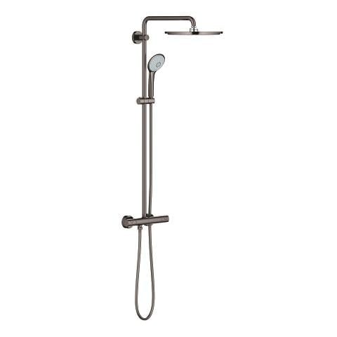Grohe Euphoria System 310 Kolonlu Duş Paneli, Termostatik Duş Bataryası ile Birlikte, Sert Grafit - 26075A00