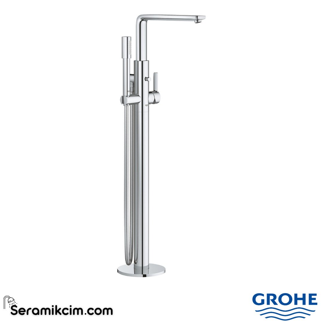 Grohe Lineare Ankastre Yerden Küvet Bataryası (Sıva Üstü Grubu) Krom 23792001 - 23792001
