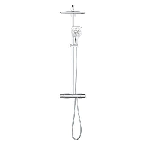 Grohe RainShower SmartActive 310 Cube Duş Bataryalı Duş Sistemi Krom 26652000
