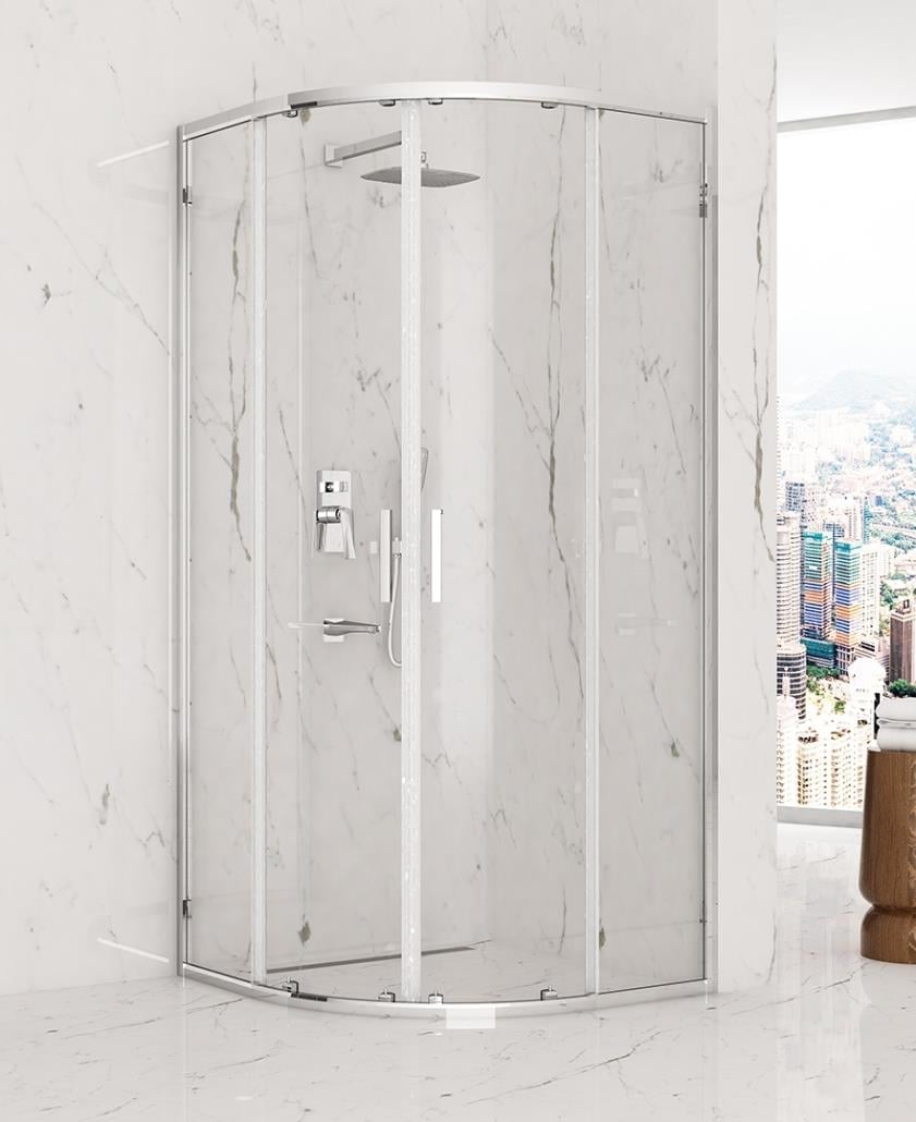 Kabinet Vera Serisi 2 Sabit 2 Kayar Oval Duşakabin - AVE.D342A
