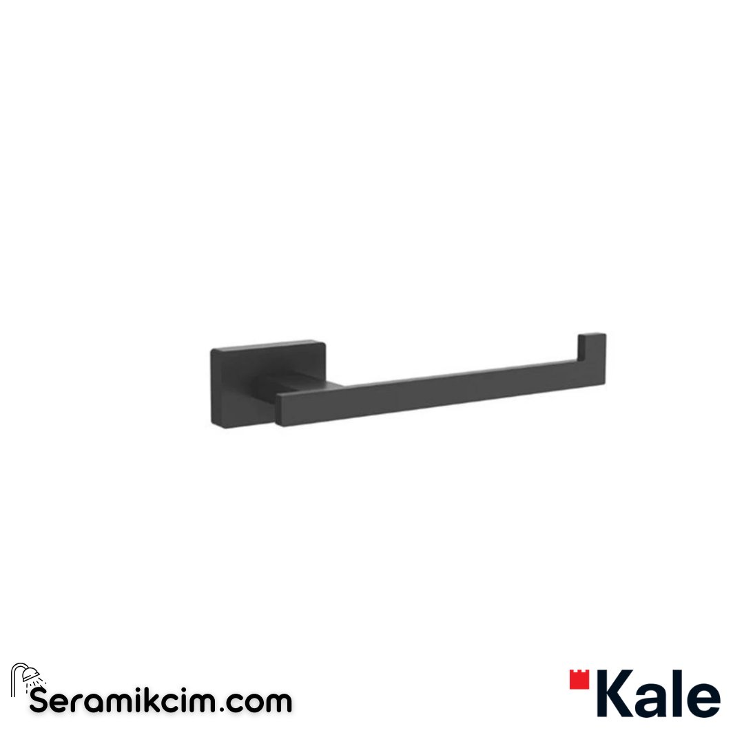 Kale Banyo K400 Tuvalet Kağıtlığı (Mat Siyah)