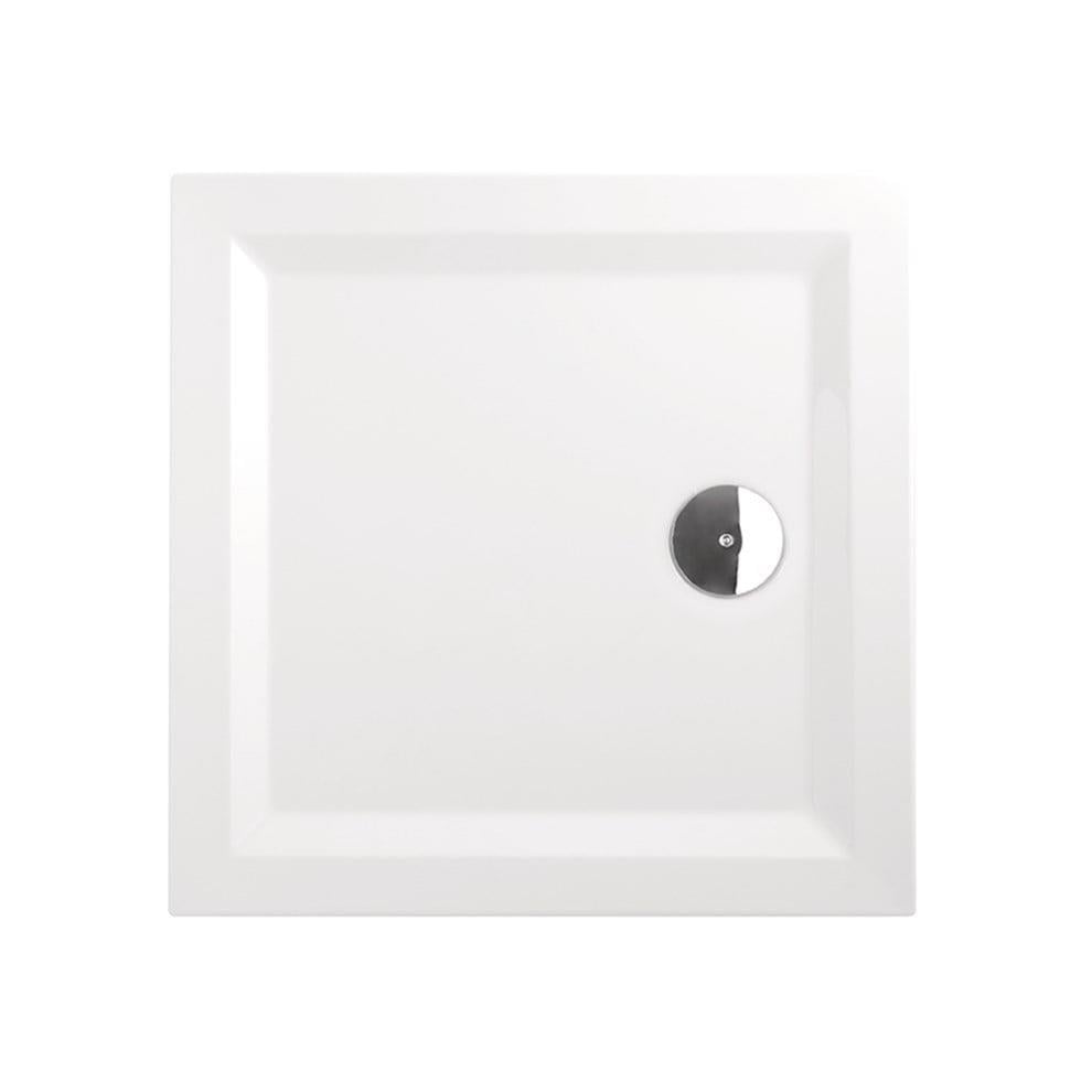 Kale Banyo Thin 90X90 Cm Oval Duş Teknesi (Ayak-Ön Panel Dahil)