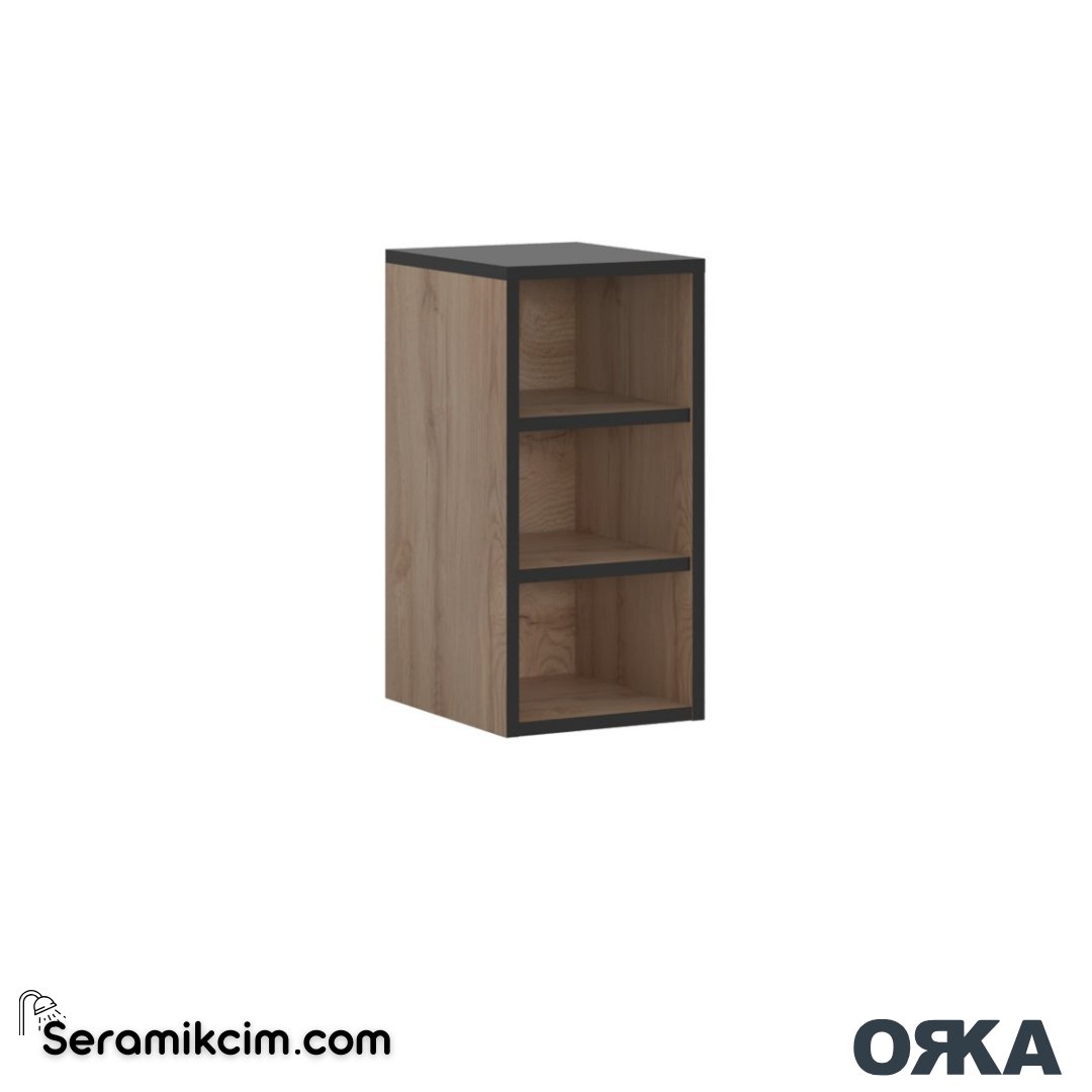 Orka Knidos 30cm Asma Açık Raflı Alt Dolap Ünitesi Legnano - ORK.BYD1236