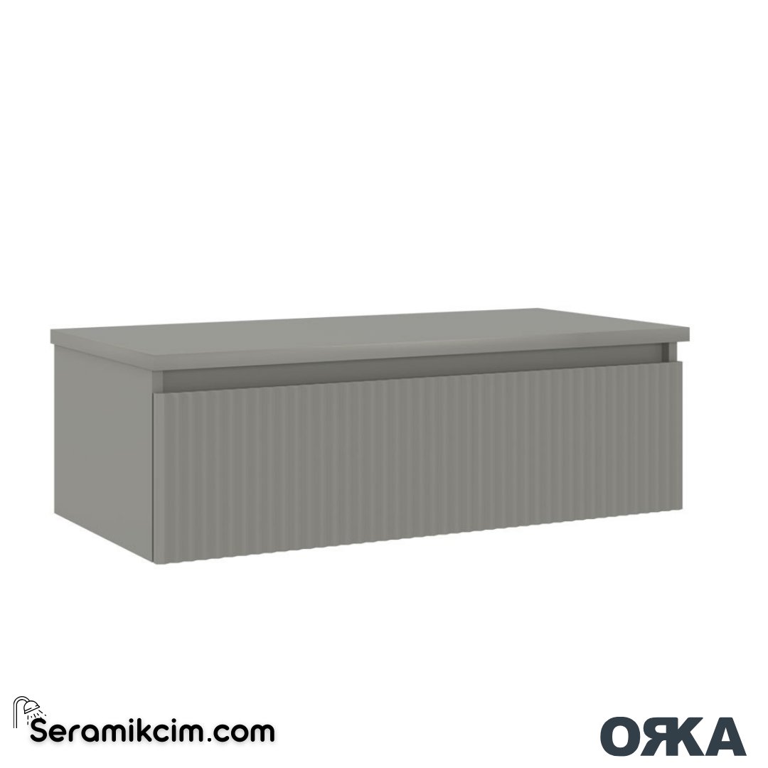 Orka Lentia 100cm Alt Yan Modül Konsol Mat Kaşmir - ORK.BYD1248