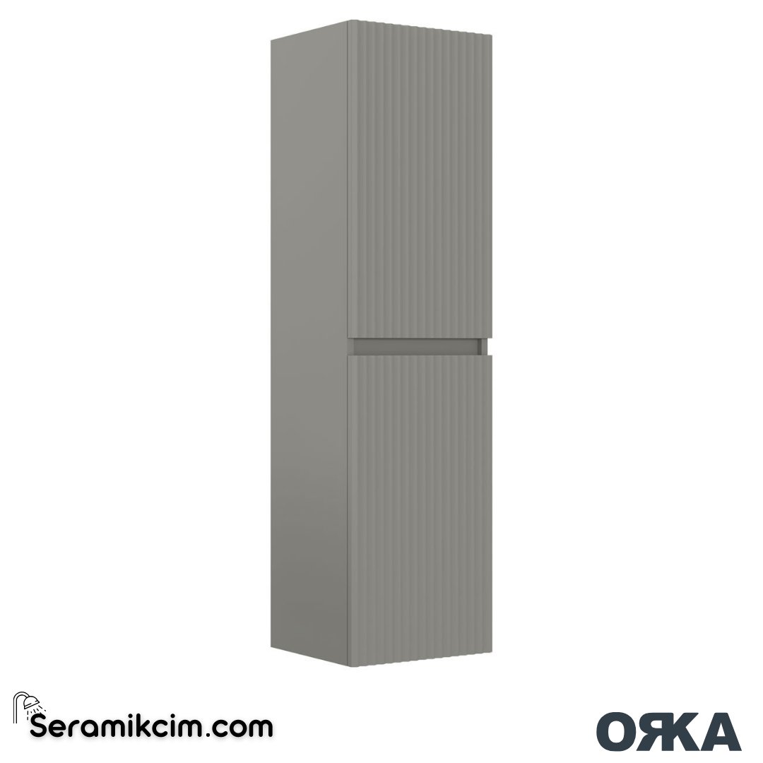 Orka Lentia 40cm Boy Dolabı (Sağ-Sol) Mat Kaşmir