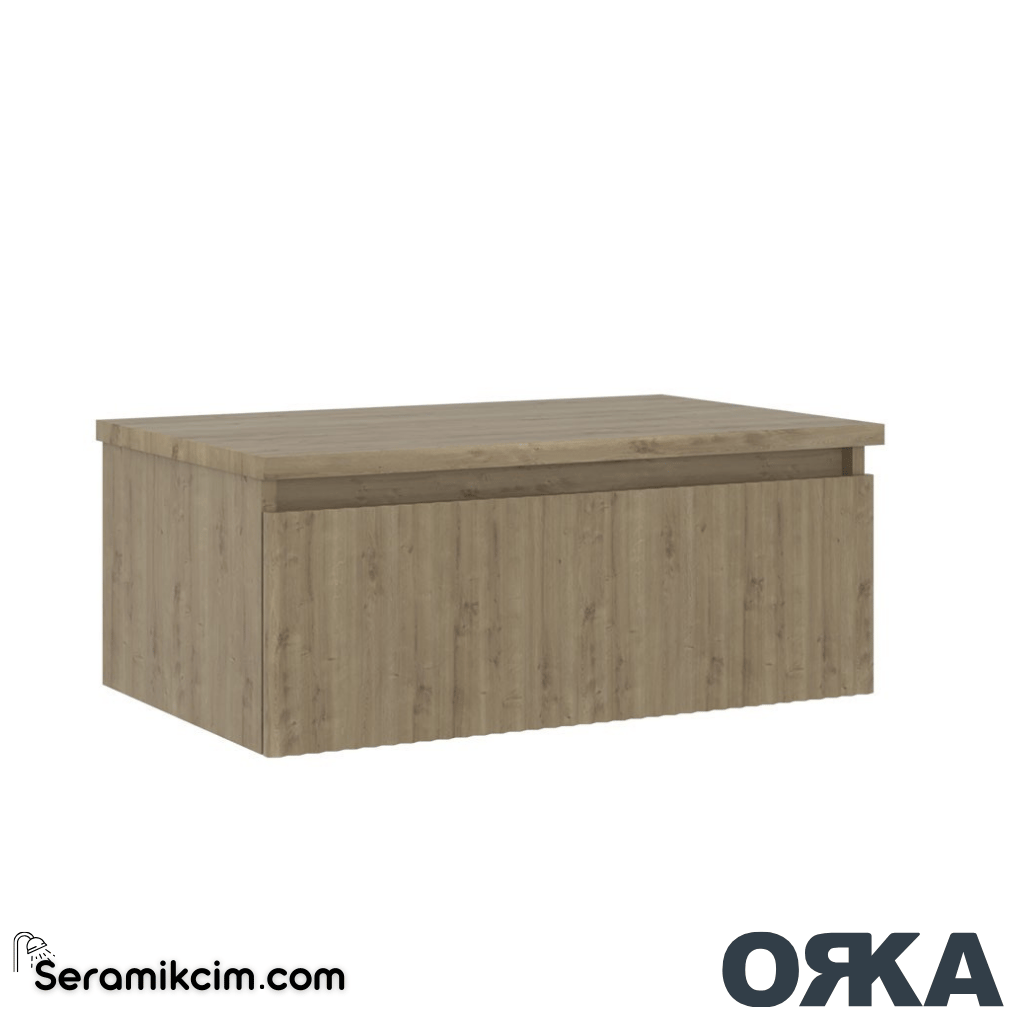 Orka Lentia 80cm Alt Yan Modül Konsol Ceviz - ORK.BYD1245