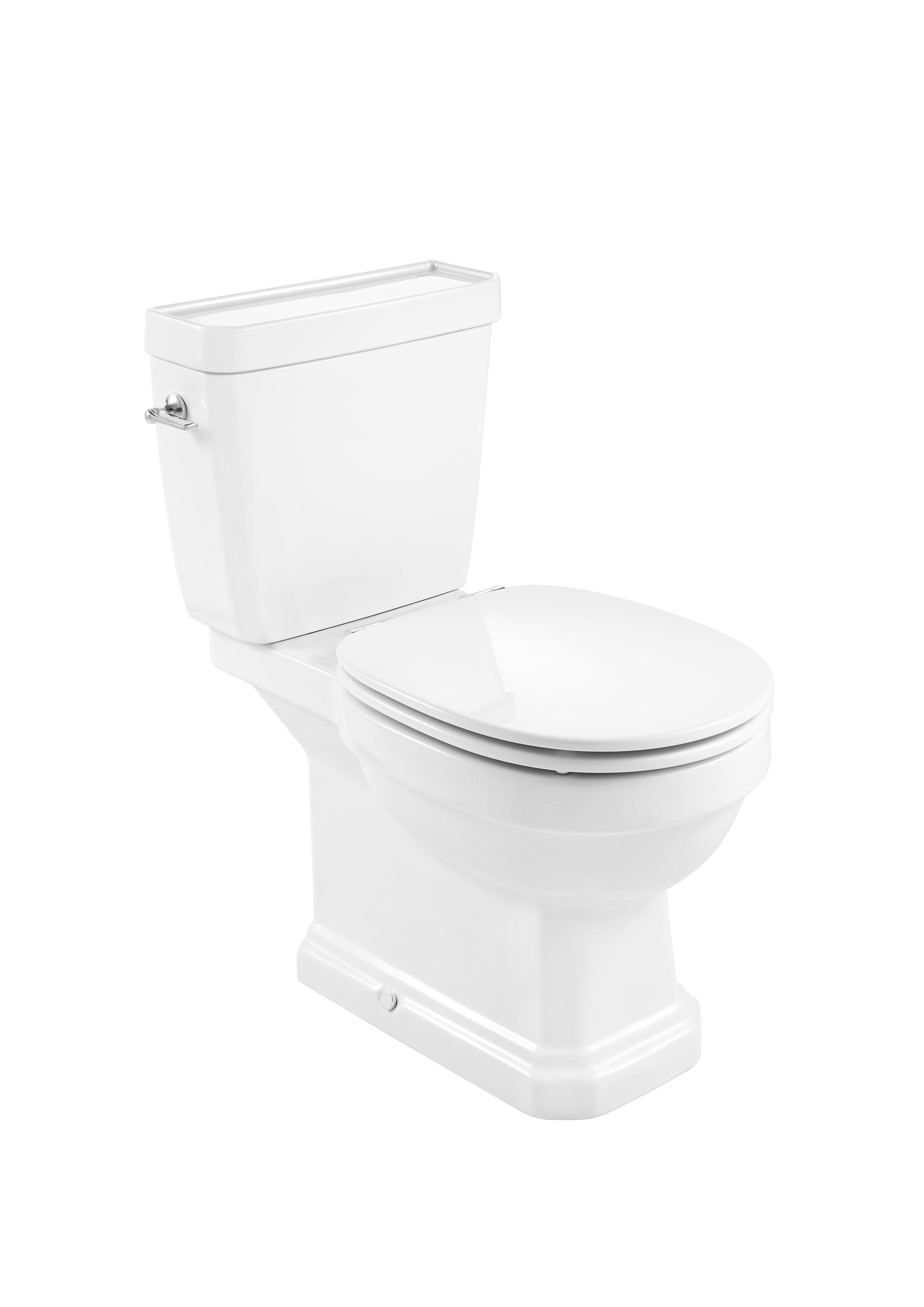 Roca Carmen Yerden Klozet Beyaz 670 mm, Kanalsız, Çift Çıkışlı A3420A7000 - A3420A7000