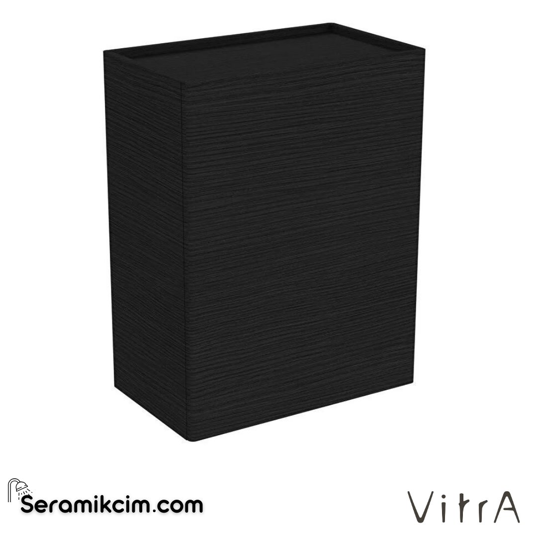 Vitra Equal Orta Ünite, 45 Cm, Hareli Siyah Meşe, Sağ - 64118