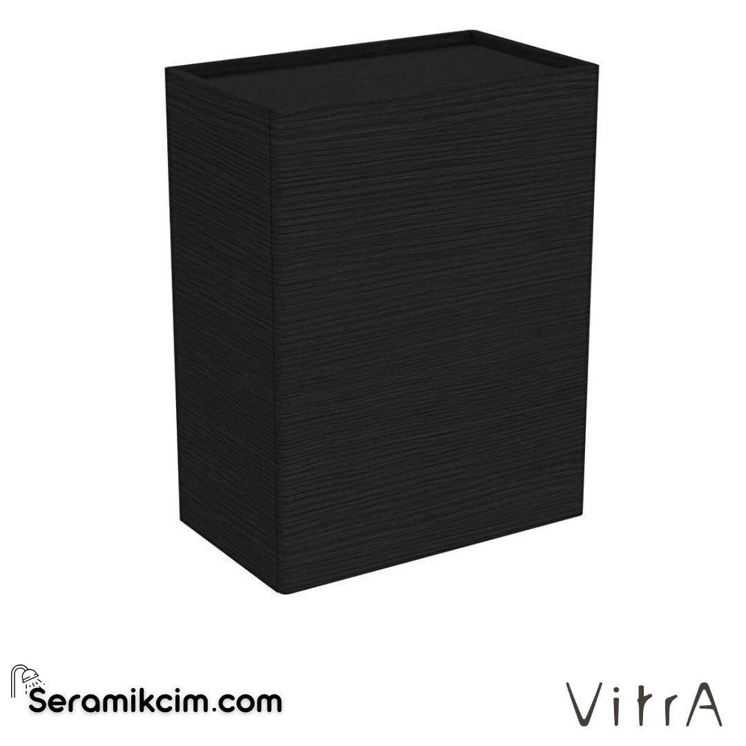 Vitra Equal Orta Ünite, 45 Cm, Hareli Siyah Meşe, Sol - 64116
