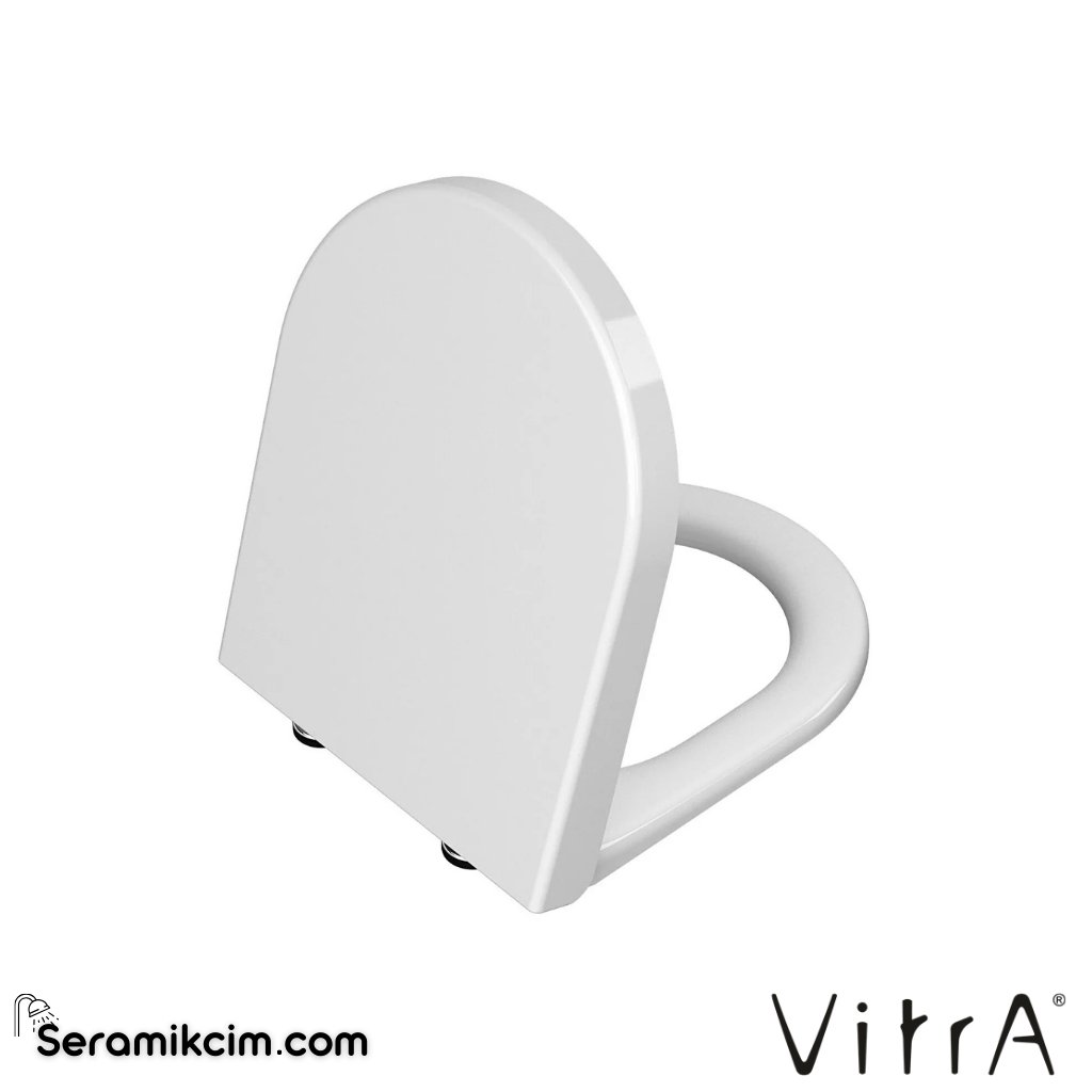 VitrA Integra Klozet Kapağı Duroplast, Üstten Sıkmalı Metal Menteşeli, Beyaz 108-003-001 - 108-003-001