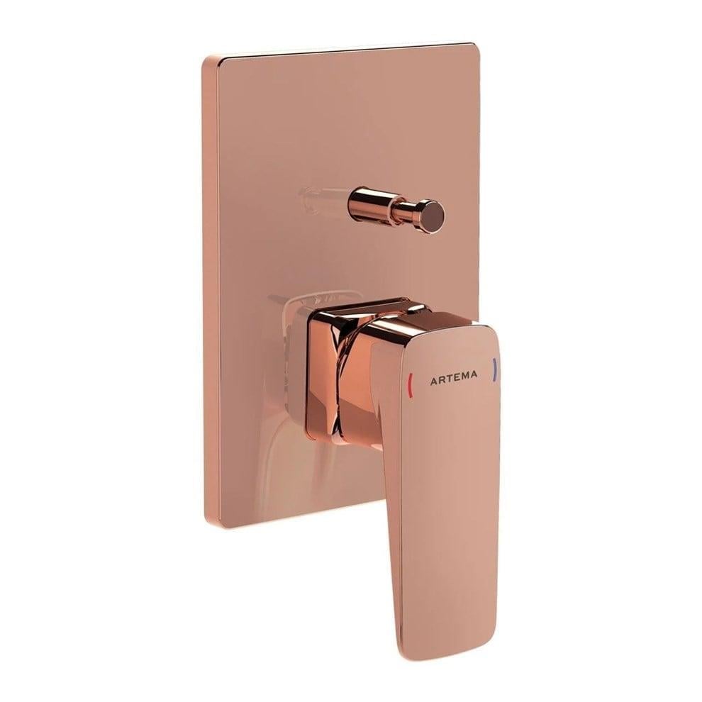 Artema Root Square Ankastre Banyo Bataryası (Sıva Üstü Grubu), Bakır A4275226