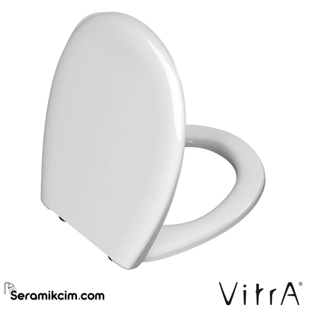 VitrA Universal Klozet Kapağı Duroplast, Alttan Sıkmalı Metal Menteşeli, Beyaz 115-003-003