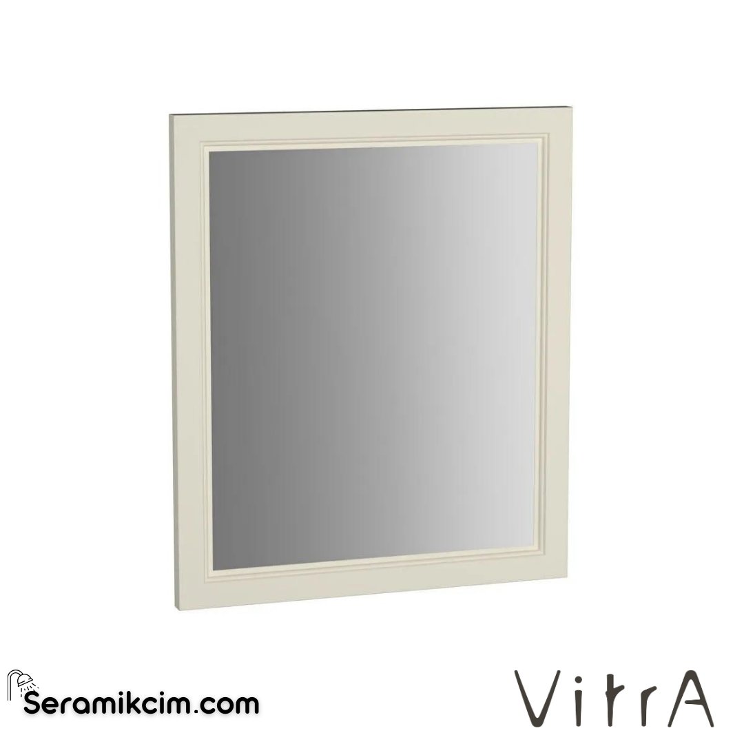 Vitra Valarte Düz Ayna, 65 Cm, Mat Fildişi