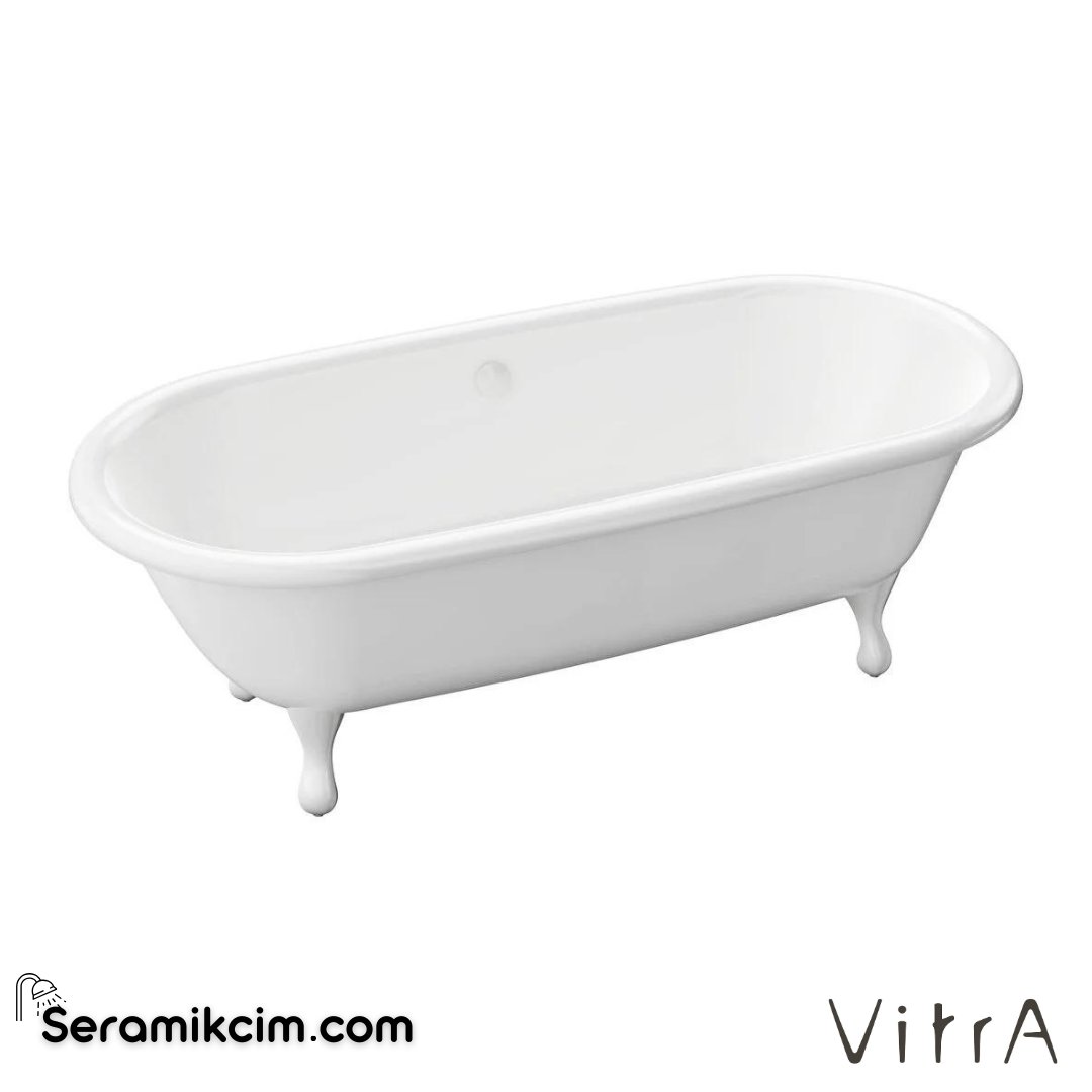Vitra Yeni Dream 180X85 Sifon + Beyaz Ayak Beyaz