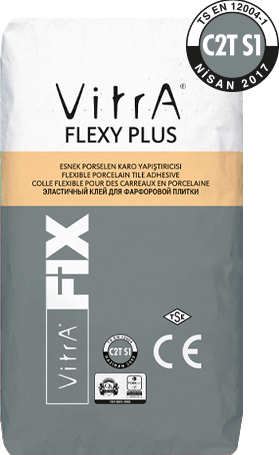 Seramikcim.com | VitrAFix Flexy Plus Beyaz C2T S1 Sınıf 25kg Flex Seramik  YapıştırıcıF17503025