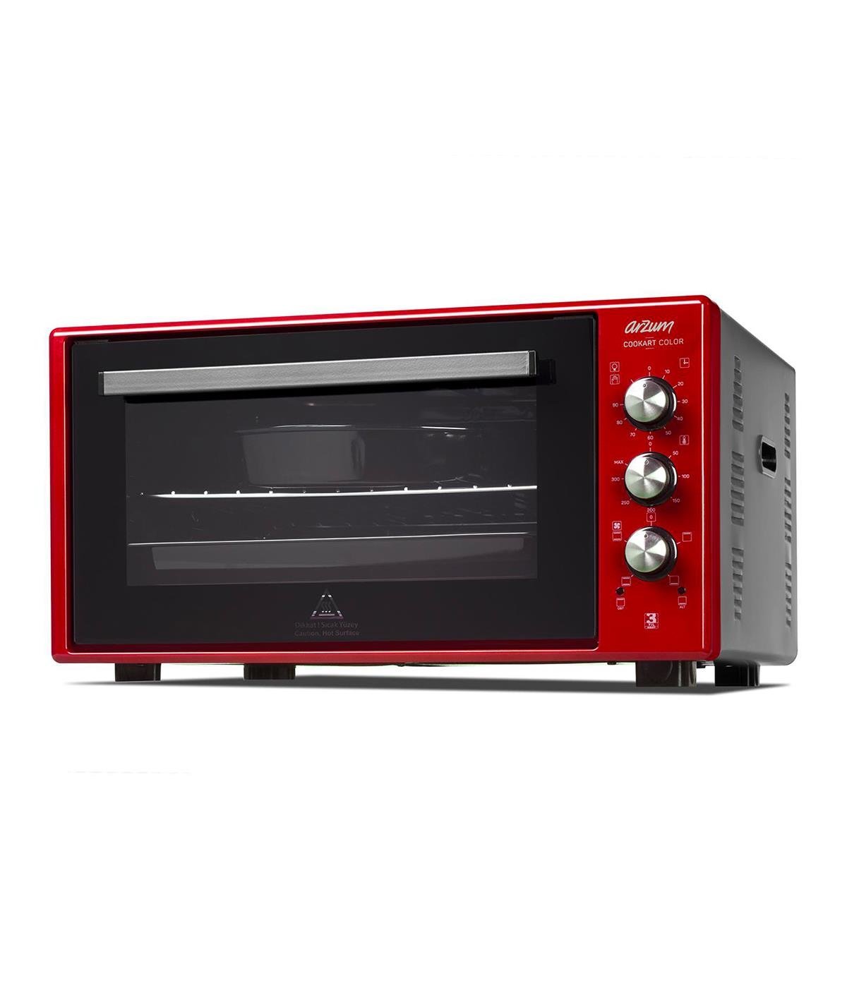 Arzum Ar2034 Nar Cookkart Color 50Lt Çi̇ft Camli Mi̇ni̇ Firin