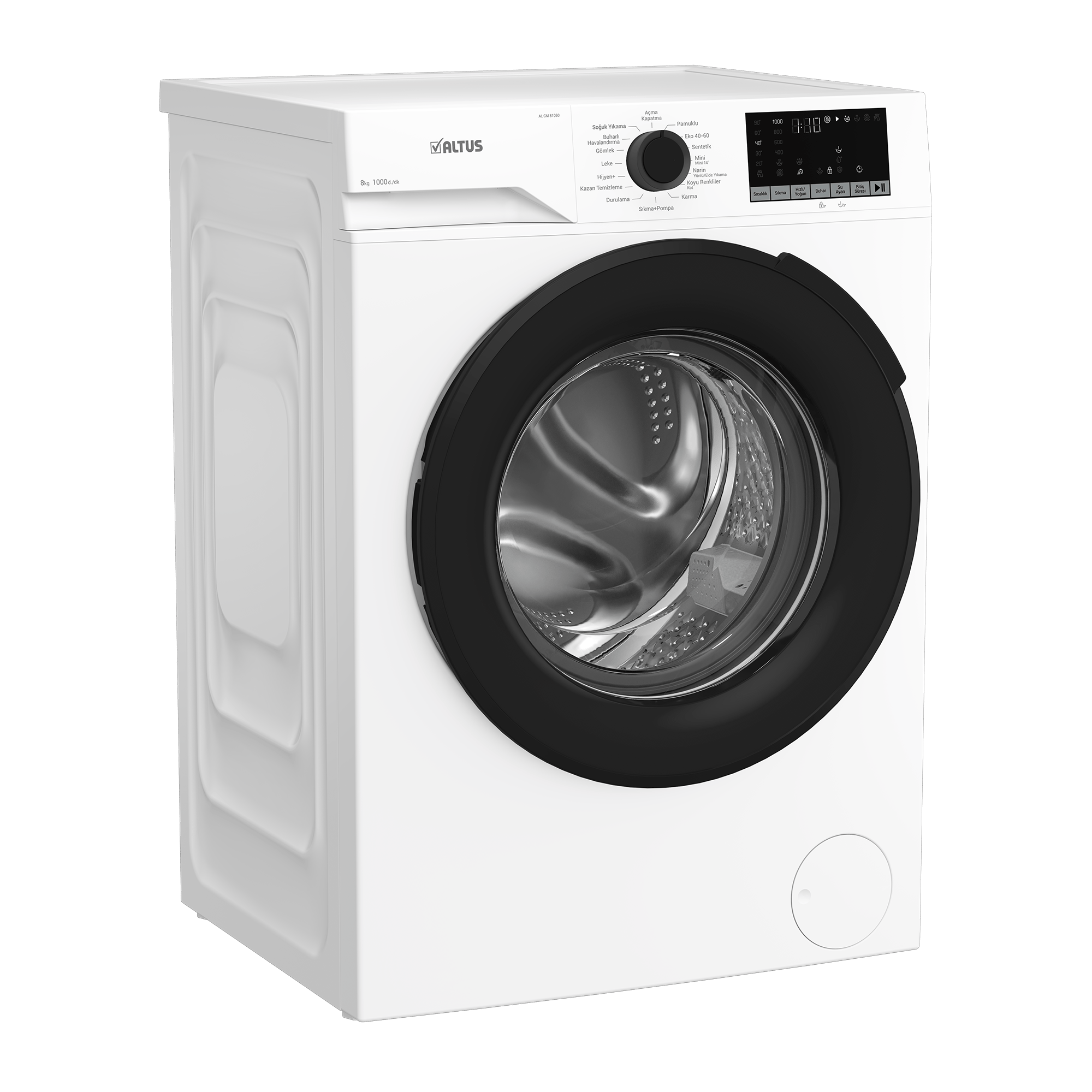 AL CM 81050 Altus 8 Kg Inverter Motor Beyaz Çamaşır Makinesi