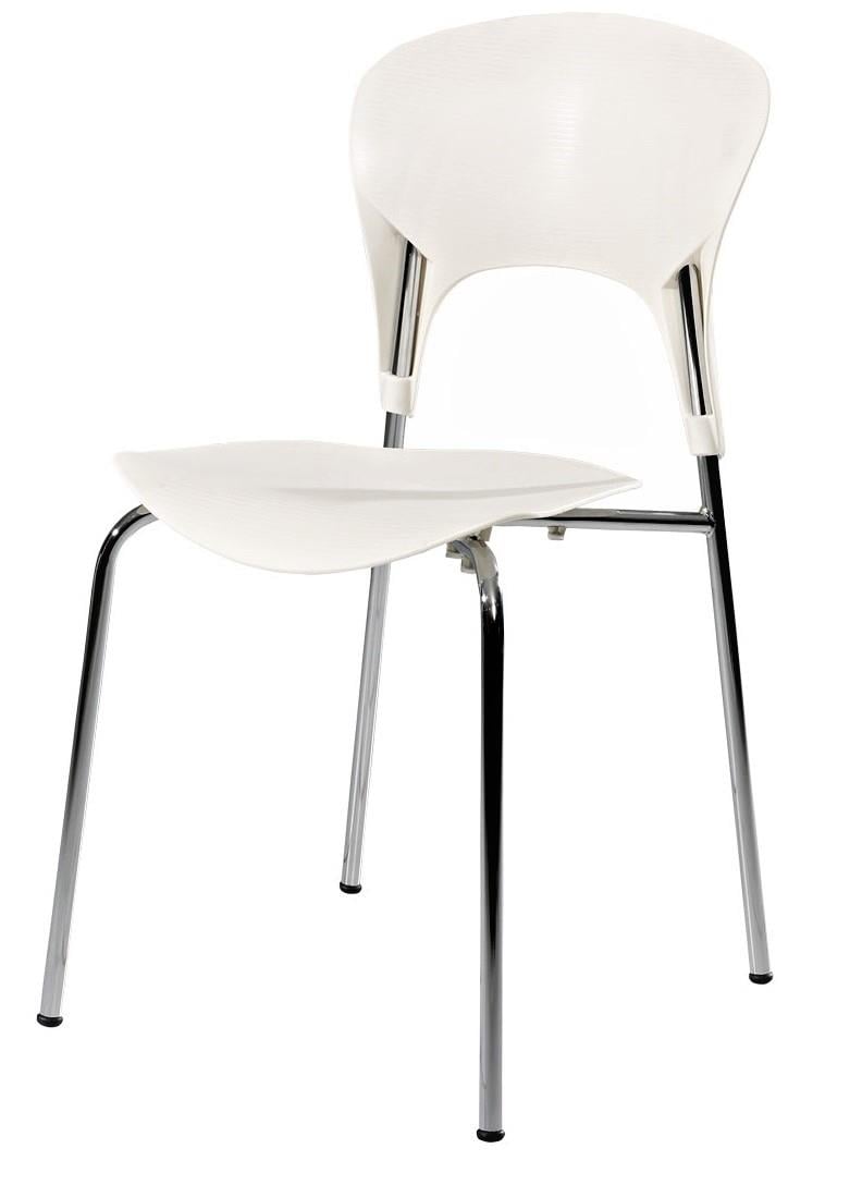 Astra Beyaz Kolsuz Metal Ayaklı Sandalye | Sandalyeler