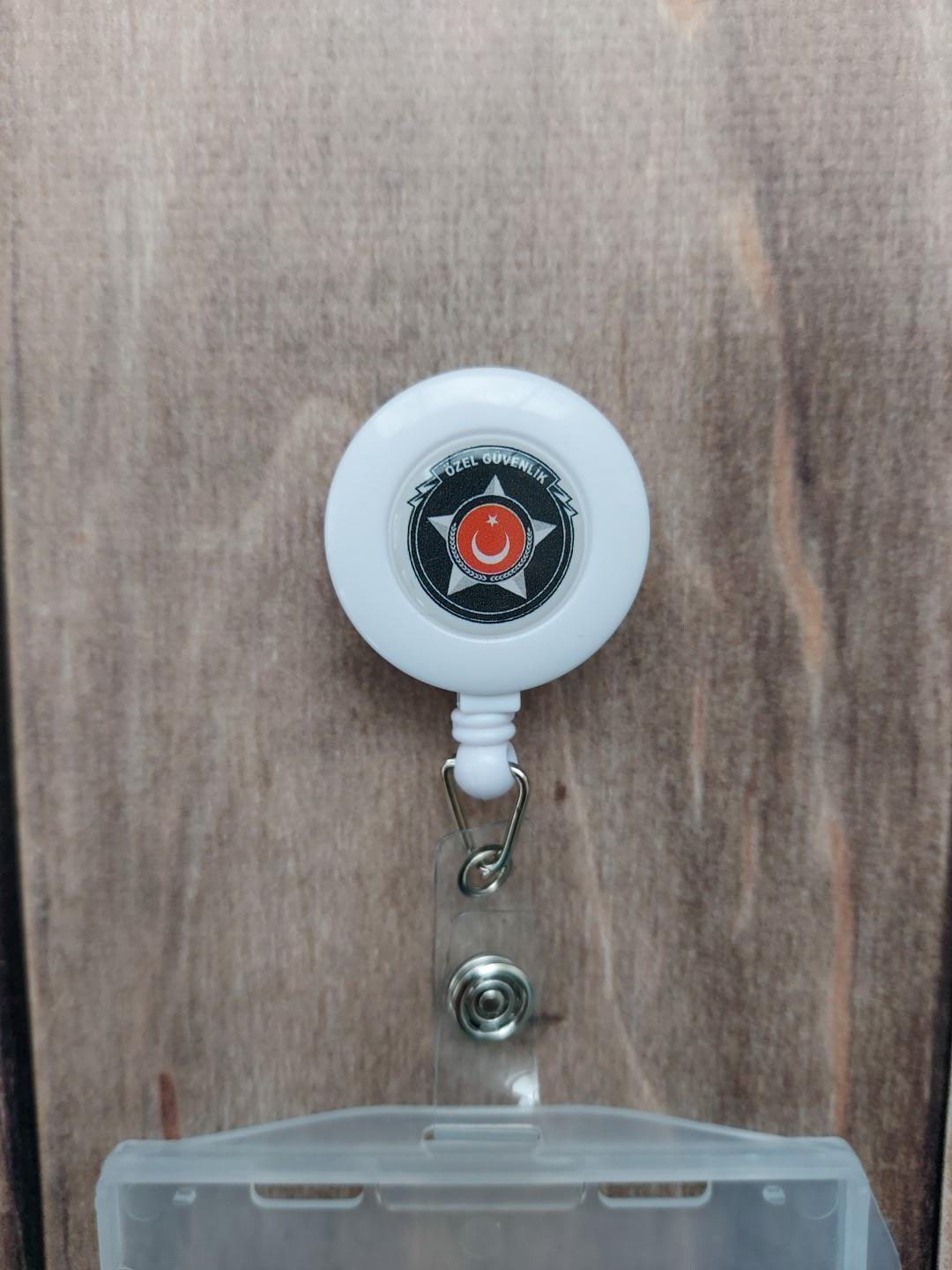 Özel Güvenlik Damla Etiket Yoyo Yaka Kartlığı Yatay Dikey Kart