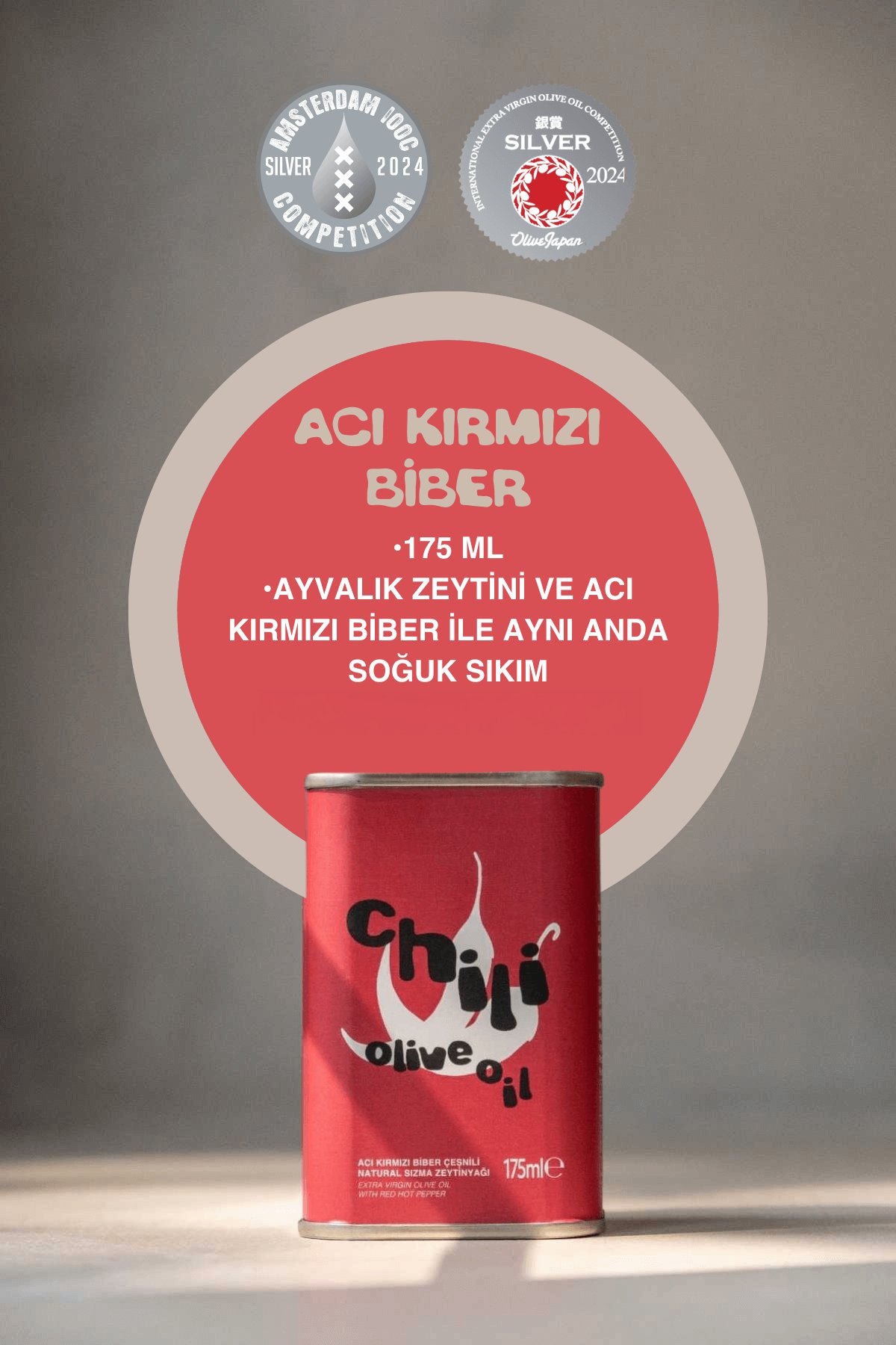 Roda Farm Acı Kırmızı Biber Çeşnili Natürel Sızma Zeytinyağı 175