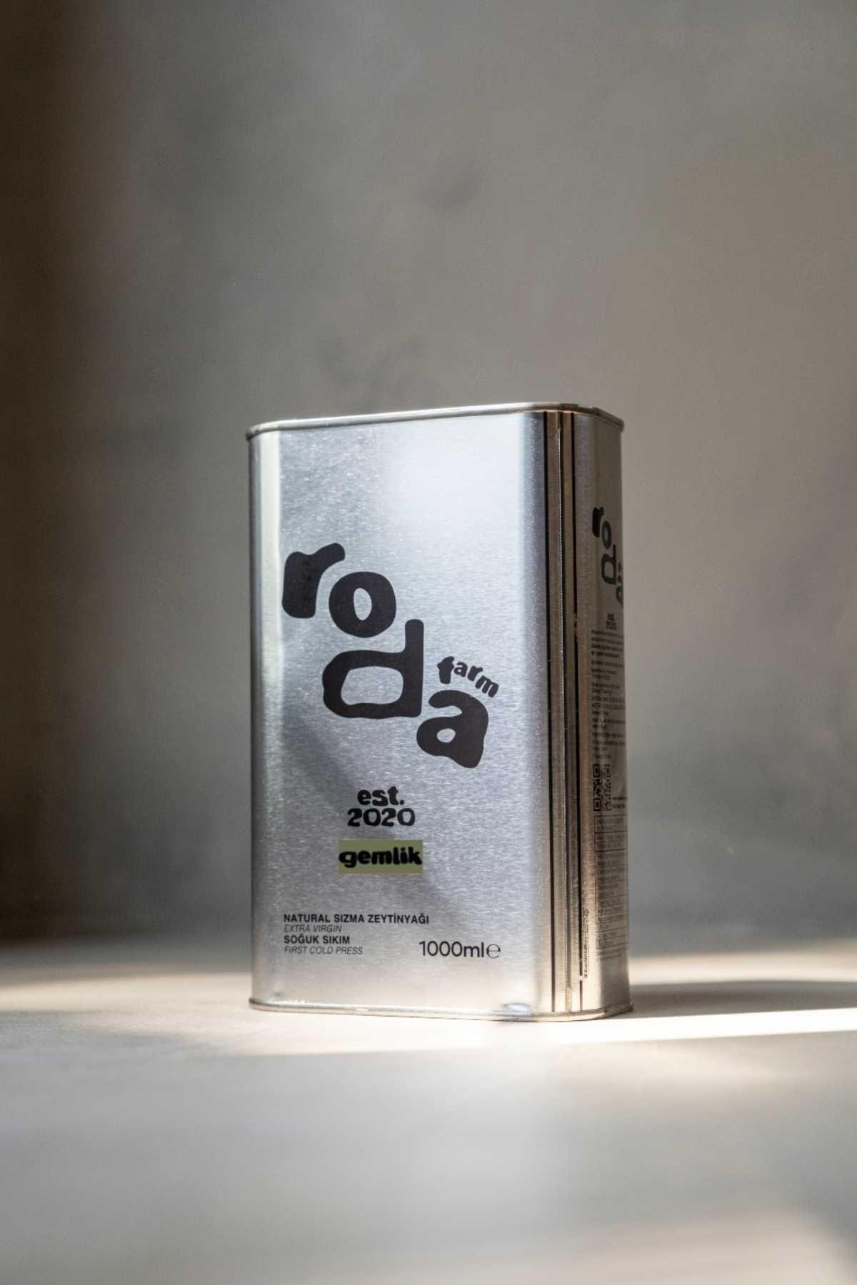 Roda Farm Gemlik Teneke Natürel Sızma Zeytinyağı 1000 ml