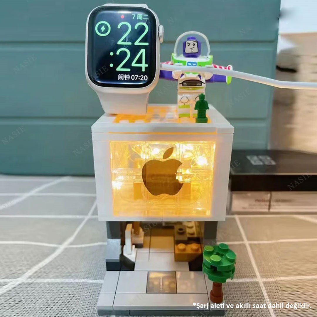 Hamper Akıllı Saat Şarj Standı Lego Özel Aksesuar