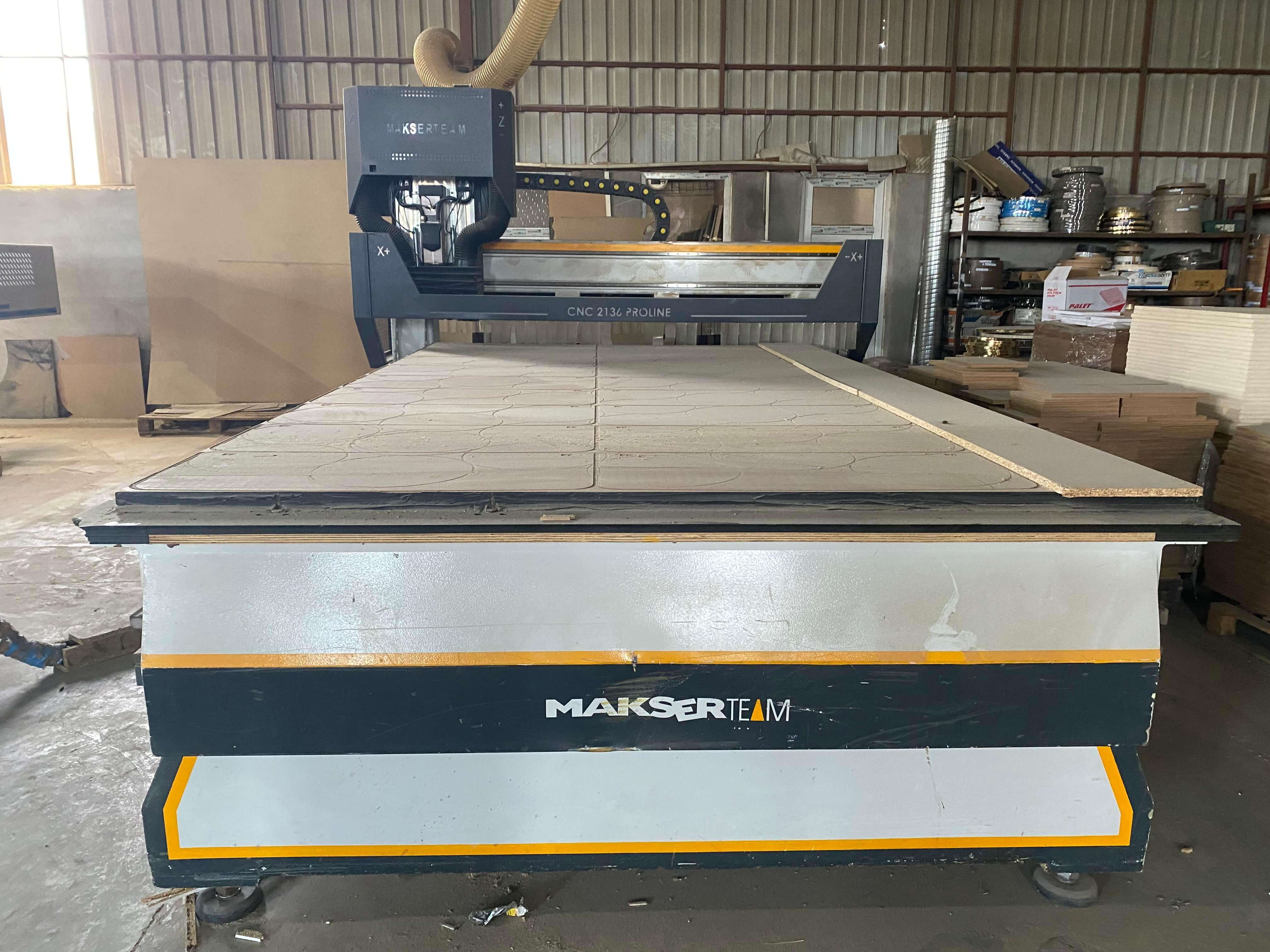 Makser 2136 Proline Düz Tabla Cnc Makinesi (2020) - Marcus Makine