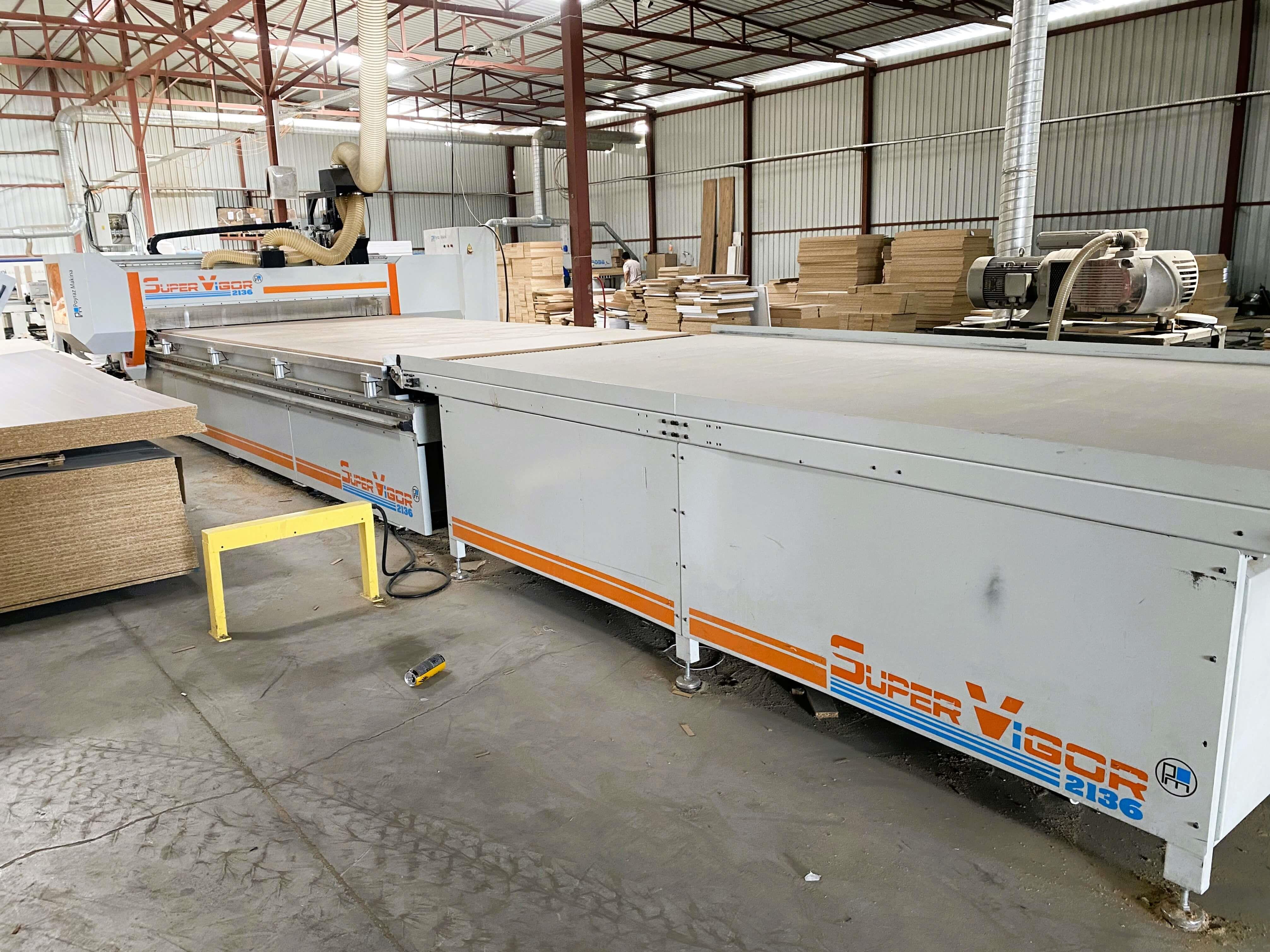 Poyraz Süper Vigor 2136 Yükleme Boşaltmalı Cnc Makinesi (2022