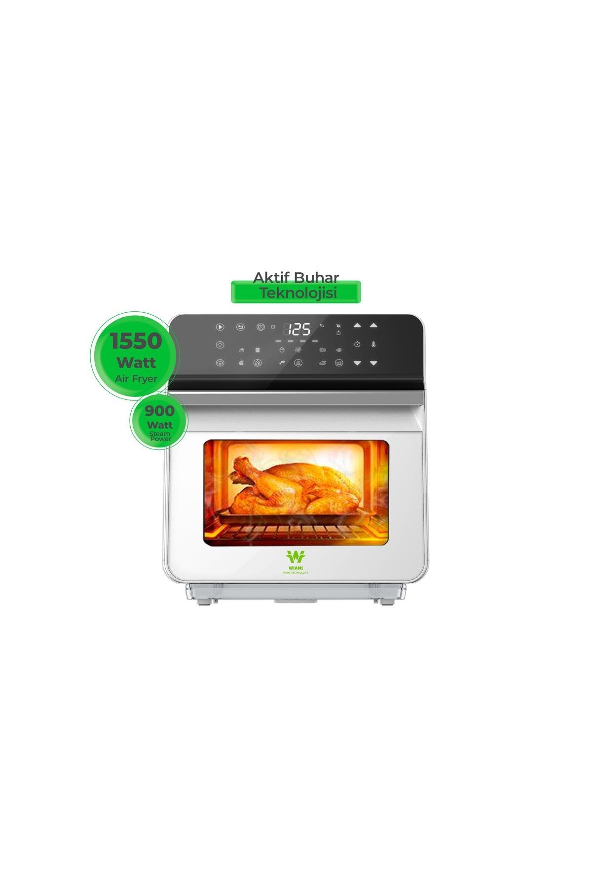 Airfryer 10.5 L Buharlı Hava Fritözü Beyaz