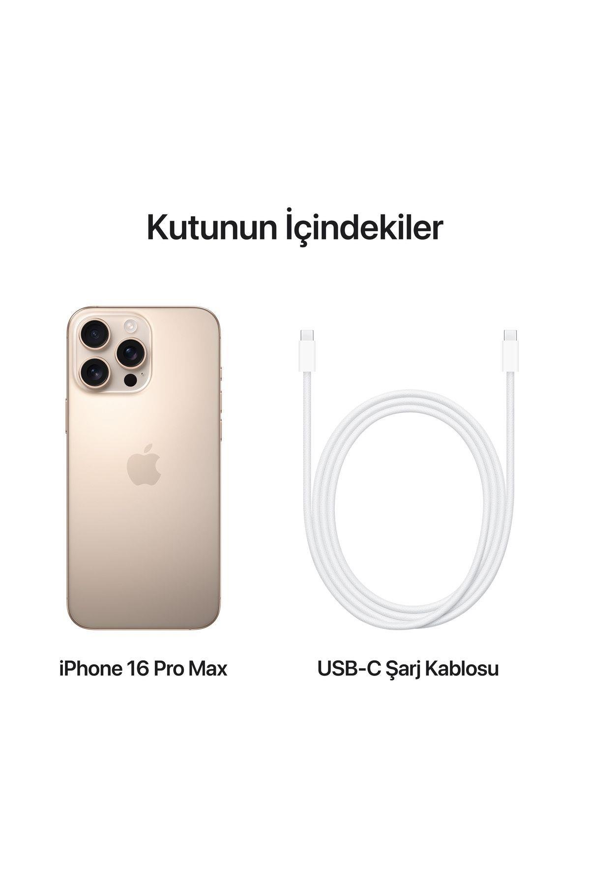 iPhone 16 Pro Max 256GB Çöl Titanyum
