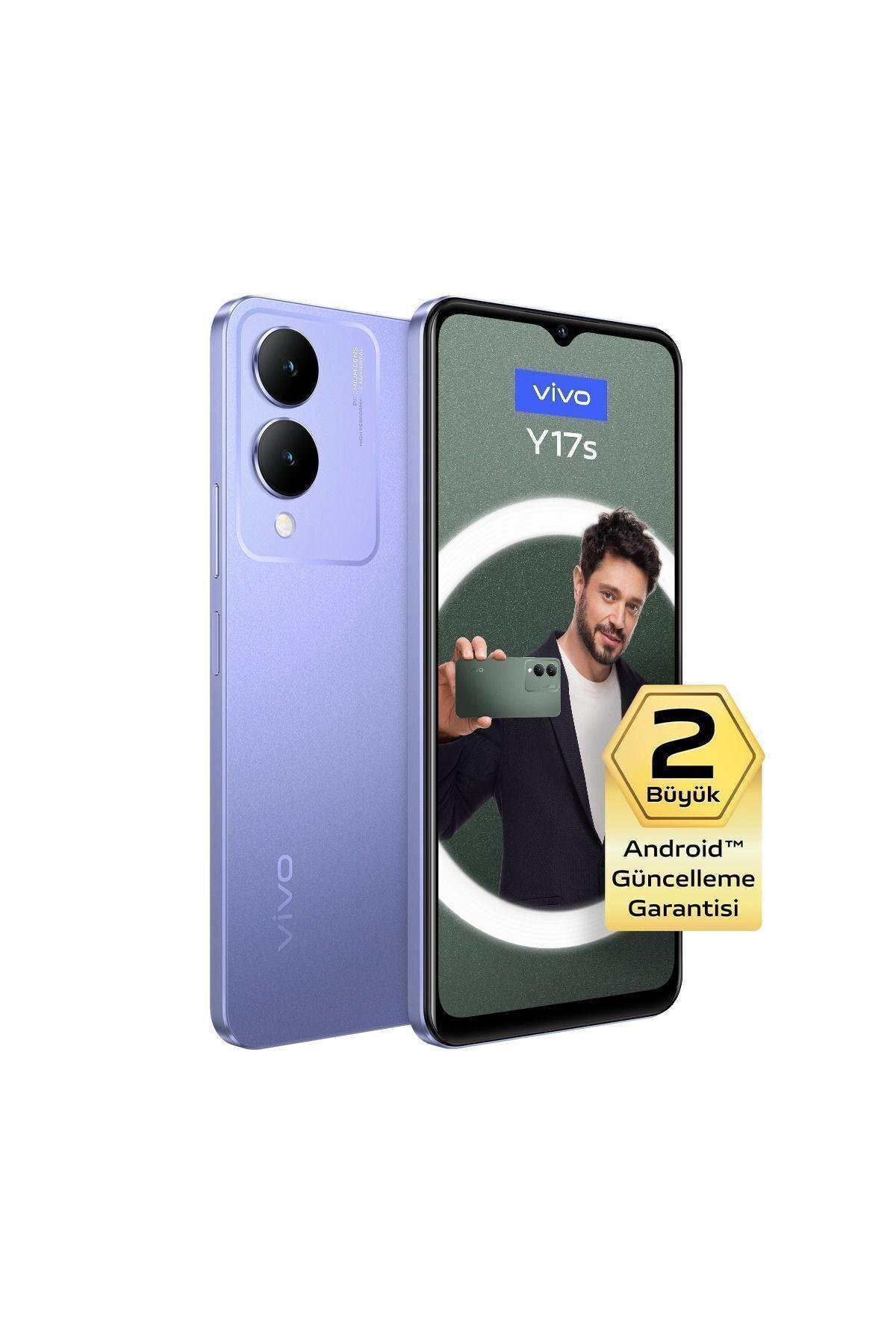 Y17s 128 Gb 6 Gb Ram Işıltılı Mor Cep Telefonu ( Türkiye Garantili)