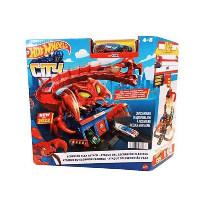 MATTELHot Wheels Düşman Yaratıklar Oyun Seti HDR29-HDR32Yıldırım