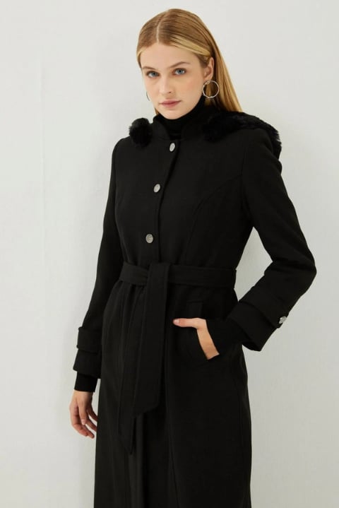 ZÜHRE YENİ SEZON İNDİRİMLİ KAŞE KABAN KADIN | kiyafet.com.trZÜHRE