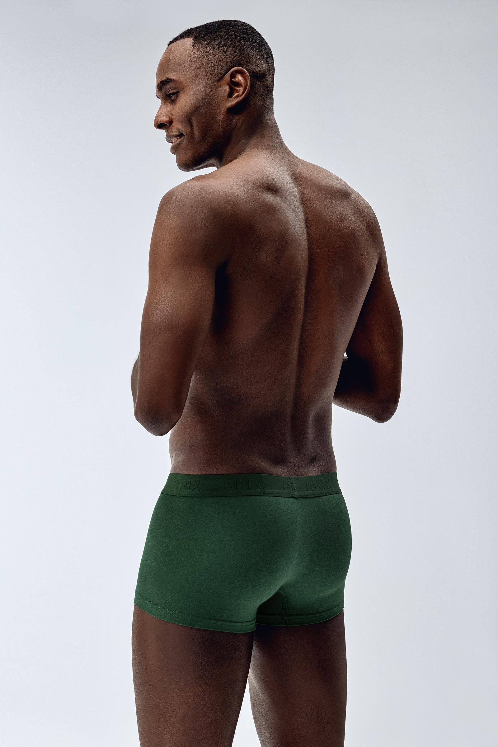 Brix 2104 Erkek 3'Lü Yeşil Renk Boxer