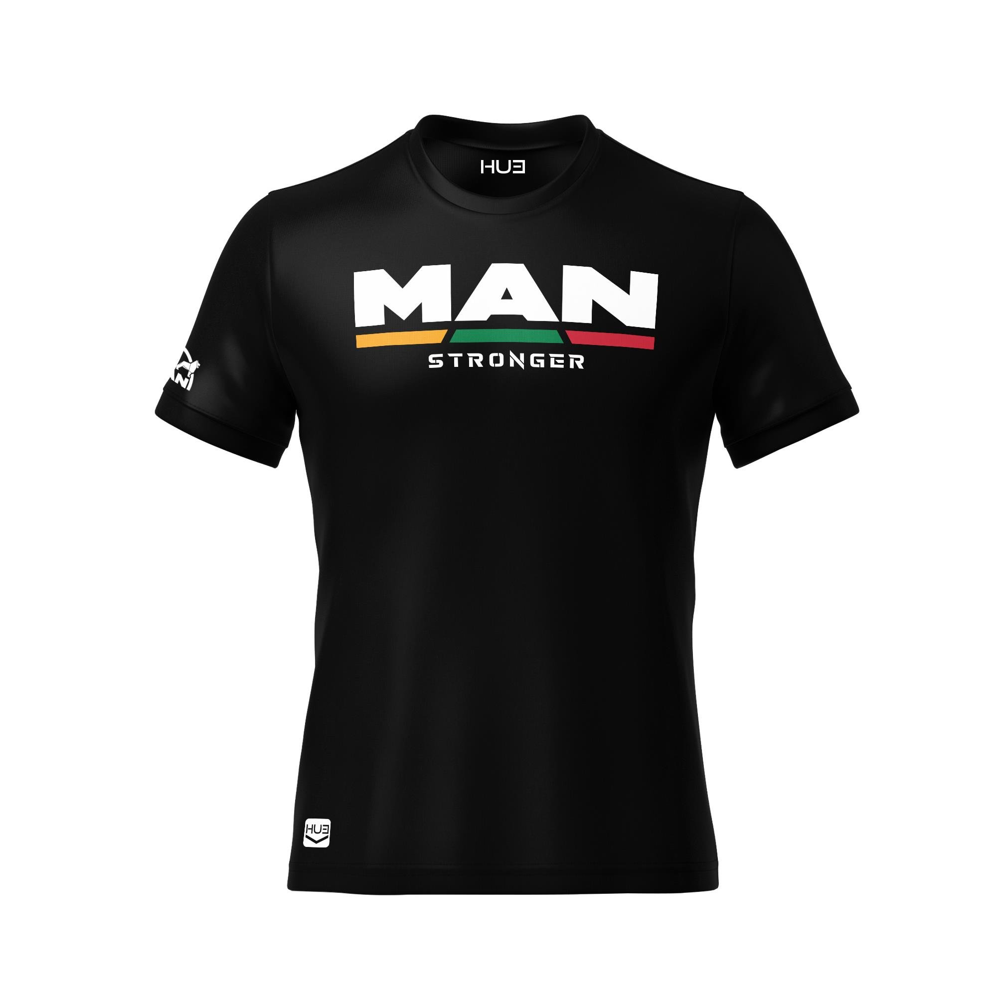 Man Siyah T-Shirt Klasik Seri 35-1