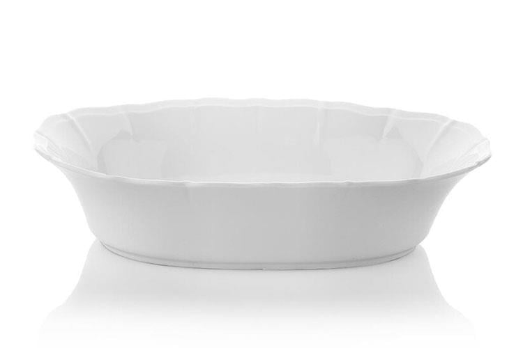 Schafer Lotus Küçük Fırın Kabı 24 Cm-1 Parça-Beyaz