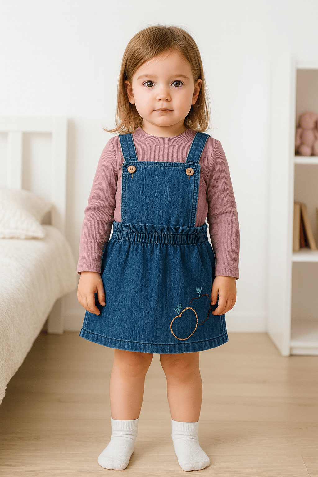 KD21194 Kız Bebek Jile Sweatshirt Takım 6-9/9-12/18-24/24-36 Ay
