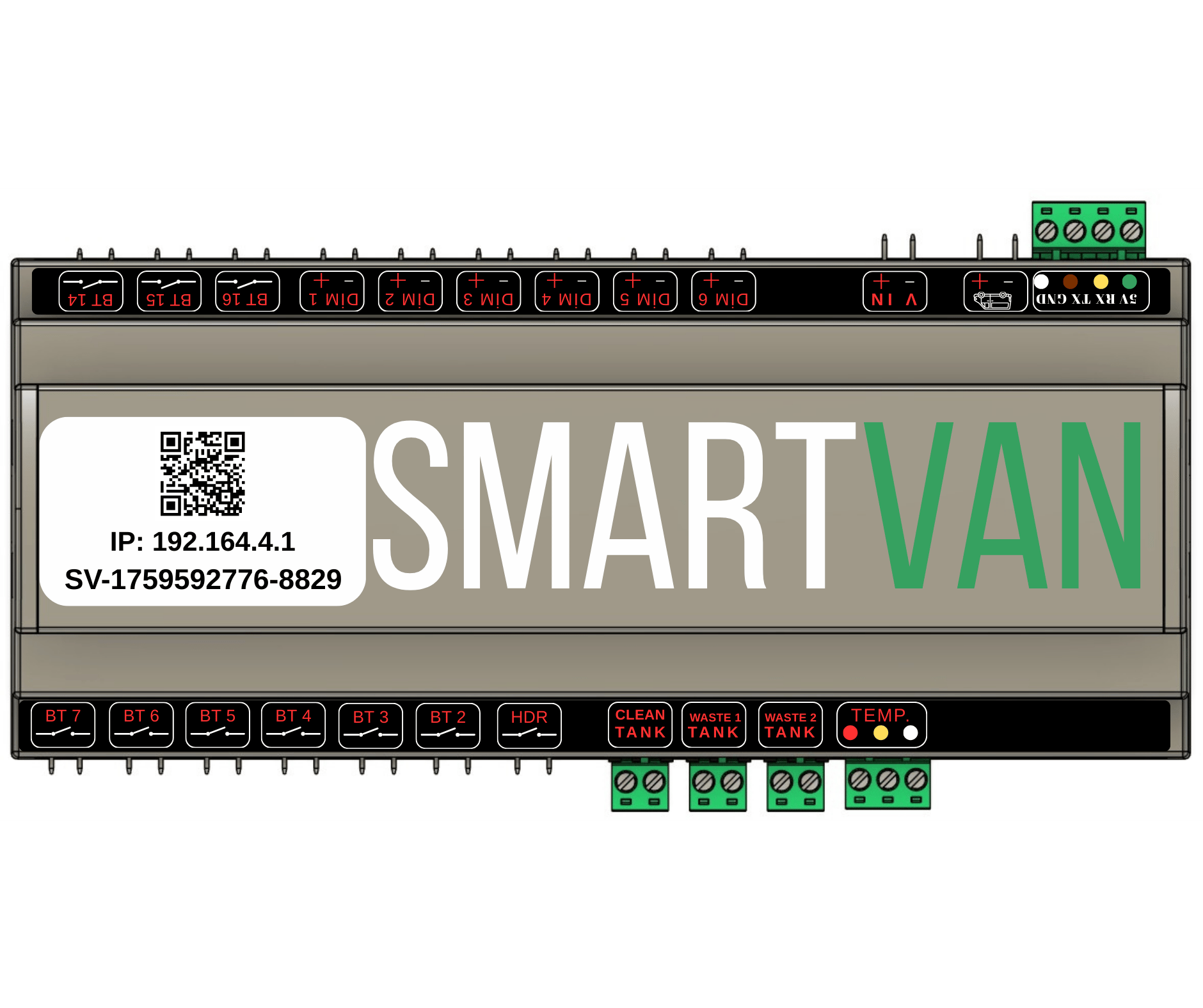 SMARTVAN BRAND(16ch) AKILLI KARAVAN KONTROL SİSTEMİ | BD KARAVAN SHOP 