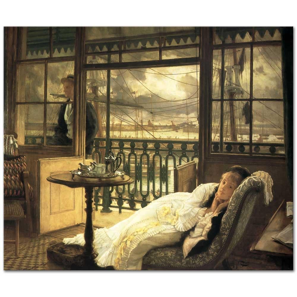 James Tissot Fırtına Geçişi Kanvas Tablo | CANVASTAR ®
