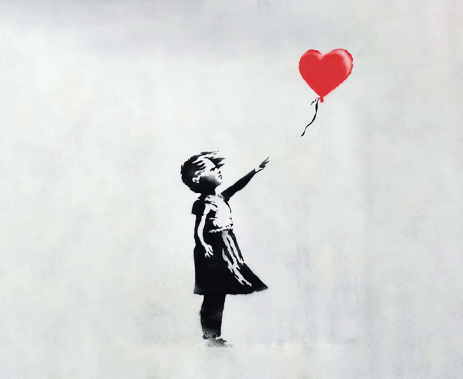 Banksy Balonlu Kız Kanvas Tablo | CANVASTAR ®